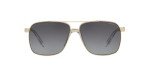 Versace Man Sunglasses Pale Gold Frame, Light Grey Gradient Grey Lenses, 59MM