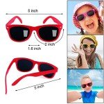 GINMIC Kids Sunglasses Party Favors, 12Pack Neon Sunglasses for Kids, Boys and Girls, Great Gift for Birthday Party Supplies, Beach, Pool Party Favors, Fun Gift, Party Toys
