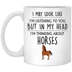 Q.PaddyShops Horse Gift, Mug, Funny Riding Gifts, Rider Gifts For Women, Her, Riders, Men, My Lovers 11oz (MUG-C8FYSNFJQE-11oz)
