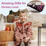 Jepufo Horse Gifts for Girls, Horse Blanket for Girls, Horses Gifts for Women, Just a Girl Who Loves Horses, Best Horse-Lover Stuff Birthday Christmas Ideas Blanket 40"X50"