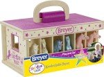 Breyer Unicorn Magic Wooden Carry Stable Playset w/ 6 Unicorns