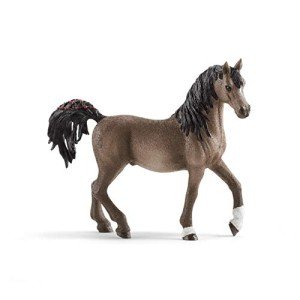 Schleich Horse Club Arabian Stallion Figurine - Detailed Horse Toy with Distinctive High Tail Carriage, Durable for Education and Imaginative Play for Boys and Girls, Gift for Kids Ages 5+