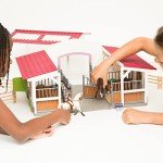 Schleich Horse Club - 97PC Riding Center Horse Toy Playset with Rider, 2 Horses, Barn and Farm Figurine Accessories for Girls and Boys - Interactive Play Figures - Realistic Kids Toys Ages 5+ - 42344