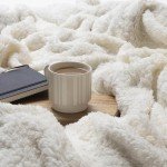 CARSTENS, INC. Wrangler Ultra Premium Super Soft Plush Sherpa Fleece Oversized Throw Blanket 54" x 68", Running Horses