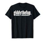 Funny Horse Racing Vintage Giddythefup KY Derby Horse T-Shirt