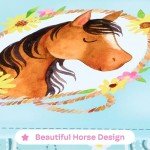 Jewelkeeper Jewelry Box for Girls - Barn Design Musical Jewelry Box with Spinning Horse Doll - Pony Stuff for Girls, Horse Gift for Kids, Equestrian Keepsake for Ages 2 and Up- Home on the Range Tune