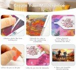 Extra Large Diamond Art Kits for Adults, 5D Horse Large Diamond Painting Kits for Beginners, Full Drill Horse Crafts Gem Art Painting for Home Wall Decor 28x16in
