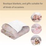 Ti Caldi Wild Horse Blanket - Soft Lightweight Cozy Animal Flannel Throw Blanket for Adults Kids, Majestic Running Horses, Warm Fuzzy Blankets for Couch, Bed, Travel, Outdoor Use, Home Decor 60×50 in