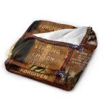 jerkboo Horse Blanket Throws Horse Gifts Christian Horse Throw Blanket for Girls Women Kids Adults Soft Warm Cozy Fleece Blanket for Couch Sofa ​Bed 50""x40""