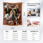 CUSPCOD Horse Girls Blanket, Horse Gifts for Girl Ages 8-12 10-12, 40"x50" Kids Throw Blankets for Adults Women, Cowgirl Room Decor Western Throws for Animal Lovers
