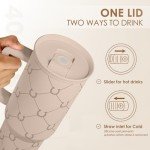 SANDJEST Horse Tumbler with Handle, Insulated Cup Stainless Steel Travel Mug Cup, Gifts for Women Girl, Equestrian Gift for Birthday Christmas, 40oz