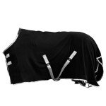 Kabahorze Polar Fleece Horse Blanket, Soft Horse Cooler,Multi-Function Horse Sheet (Black, US 72IN(EU 135CM))