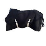 Kabahorze Polar Fleece Horse Blanket, Soft Horse Cooler,Multi-Function Horse Sheet (Black, US 72IN(EU 135CM))