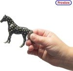 PREXTEX Plastic Horses Party Favors, 32 Count (All Different Horses in Various Poses and Colors) Best Toy Gift for Boys