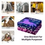 WLLHEO Horse Gifts for Girls, Horse Blanket, Horses Lovers Throw Blankets for Women Girls Christmas Birthday Decor Gifts 60"x50"