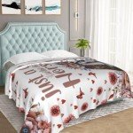 Horse Blanket, 60" x 50" Flannel Cute Horses Themed Stuffed Animal Colorful Throw, Soft Nap Throw Blanket for Home Boys Girls Women Horse Lovers