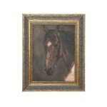 Petal Lane Farmhouse Wall Decor - Framed Antique Decor - Make Your Own Gallery Wall Frame Set - Dark Academia Wall Decor - Modern Farmhouse Decor (Horse Portrait)