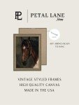 Petal Lane Farmhouse Wall Decor - Framed Antique Decor - Make Your Own Gallery Wall Frame Set - Dark Academia Wall Decor - Modern Farmhouse Decor (Horse Portrait)