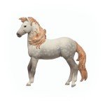 Schleich Horse Club - Andalusian Stallion - 5" Hand-Painted Collectable, Realistic Toy Horse Figurine for Girls and Boys. Durable Educational Figure for Fun Imaginative Play. Kids Toys Ages 5+ 14894