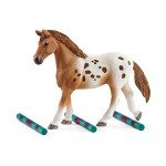Schleich Horse Club - 17PC - Lisa's Tournament Training Horse Toy Set with 3 Horses and Accessories - Realistic Stallion, Mare, Foal Figurines for Girls and Boys - Farm Toys for Kids Ages 5+ - 42433