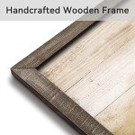 Framed Wild Horse Wall Art: 12x16 Horse Head Artwork horse Painting Animal Portrait for Wood Picture Office