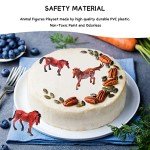 12 Pieces Horse Foal Toy Figures Realistic Horse Toy Miniature Horses Toys Kids Toddlers Horse Playset Horse Party Favors Educational Toy for Club Cake Topper Christmas Birthday Supplies