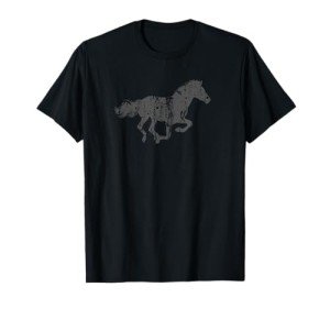 Horse Vintage Design - Horse Print T-Shirt