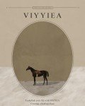 VIYYIEA Gold Framed Horse Wall Art Decor, Living Room Bedroom Lonely Horse Pictures Retro Wall Decor, Antique Picture Frame Canvas Prints Artwork, Vintage Abstract Paintings,11x14 Inch