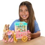 Wild Manes Horse Toys Cherie’s Tea and Treats Cart Playset with Cherie Horse Doll Figure, Includes Brush and Play Accessories