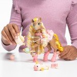 Wild Manes Horse Toys Cherie’s Tea and Treats Cart Playset with Cherie Horse Doll Figure, Includes Brush and Play Accessories