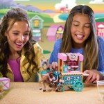 Wild Manes Horse Toys Cocoa’s Bakery Café Cart Playset with Cocoa Horse Doll Figure, Includes Brush and Play Accessories