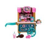 Wild Manes Horse Toys Cocoa’s Bakery Café Cart Playset with Cocoa Horse Doll Figure, Includes Brush and Play Accessories