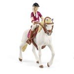 Schleich Horse Club 40-Piece Playset - Ride Out with 4 Horse Toys, 4 Rider Girls & Accessories for Ages 5+
