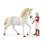 Schleich Horse Club 40-Piece Playset - Ride Out with 4 Horse Toys, 4 Rider Girls & Accessories for Ages 5+