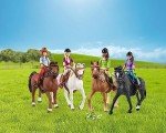 Schleich Horse Club 40-Piece Playset - Ride Out with 4 Horse Toys, 4 Rider Girls & Accessories for Ages 5+