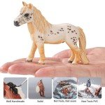 zoopal 12PCS 3-5" Horse Foal Toys Set for Boy Girl 3-5 5-7 6-8, Realistic Animal Figurines Toys for Toddlers, Horse Party Favor Birthday Decorations Gift for Kids
