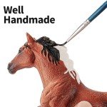 zoopal 12PCS 3-5" Horse Foal Toys Set for Boy Girl 3-5 5-7 6-8, Realistic Animal Figurines Toys for Toddlers, Horse Party Favor Birthday Decorations Gift for Kids