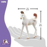 Schleich Horse Club - Marwari Foal - 3" Hand-Painted Collectable, Realistic Toy Horse Figurine for Girls and Boys. Durable Educational Figure for Fun Imaginative Play. Cool Kids Toys Ages 5+ 14896