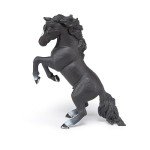 Papo - Hand-Painted - Figurine - Horses,Foals and Ponies - Black Reared Up Horse Figure-51522 - Collectible - for Children - Suitable for Boys and Girls - from 3 Years Old