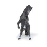 Papo - Hand-Painted - Figurine - Horses,Foals and Ponies - Black Reared Up Horse Figure-51522 - Collectible - for Children - Suitable for Boys and Girls - from 3 Years Old