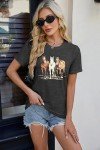 Horse Shirt Women Horse Lover Tshirt Funny Horse Riding Horse Graphic Tee Animal Western Country Summer Short Sleeve Tops Grey