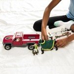 Schleich Horse Club - 38-Piece Toy Trailer and Truck Playset with Horse, Rider Action Figure and Accessories, Detailed Animal Toys for Kids Ages 5+