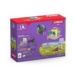 Schleich Horse Club - 25 PC Lisa and Storm Horse Toy Stall Playset with Accessories - Customizable Stable Name Tag - Realistic, Posable Rider and Pony Toys for Girls and Boys - Kids Ages 5+ - 42709