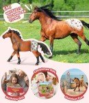 KIDBEST Horse Stable Playset, Horse Toys Set for Girls and Boys with Rider, Farm Animal Figurines Barn Toys, Pretend Play for Kids 3-5 6 7 8-10 Birthday Gifts
