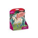 Schleich Bayala Majestic Sparkle Flower Pegasus - Unicorn Toy for Girls and Boys - Fantasy Horse Figurine for Kids Ages 5+