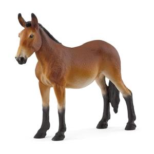 Schleich Farm World - Large 5" Mule Toy for Kids. Realistic, Hand-Painted Farm Animal Toys for Boys and Girls. Fun Educational Figure for Screen-Free, Imaginative Learning for Children Ages 3+ 14887
