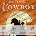 WZOMT Western Cowboy Blanket, Rodeo Cowboys Riding Horses Sunset Blanket, Cool Western Throw Blanket, Cowboy Themed Gifts, Cowboys Gifts for Men Women Kids, Soft Fan Gifts,50"x40"