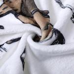 chifave Horse Blanket Gift for Girls Boys Adults Throw with Horses Design Fuzzy Soft Stuff Knight Horsemen Equestrian Gifts for Horse Lovers Kids and Toddler 50"x60"