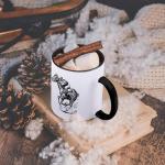 3dRose mug_26013_4 Jockey And Horse Racing Mug, Multicolor, 11 oz