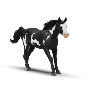 Schleich Horse Club - Paint Horse Gelding - 7" Hand-Painted Collectable, Realistic Toy Horse Figurine for Girls and Boys. Durable, Educational Figure for Fun Imaginative Play. Kids Toys Ages 5+ 14900